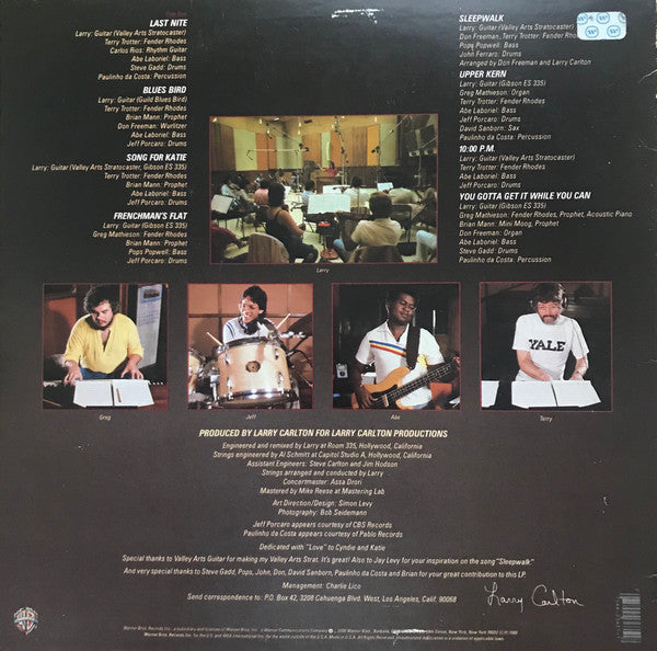 Larry Carlton - Sleepwalk (LP, Album)