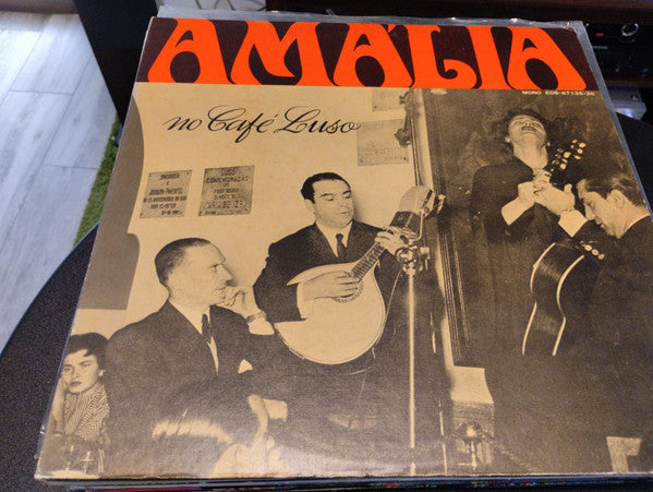 Amália Rodrigues - No Cafe Luso (LP, Album, Mono)