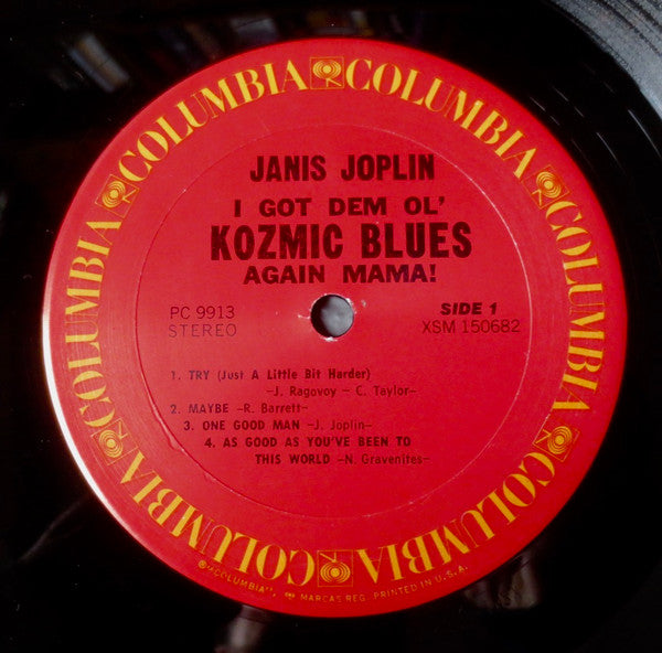 Janis Joplin - I Got Dem Ol' Kozmic Blues Again Mama! (LP, Album, RE)