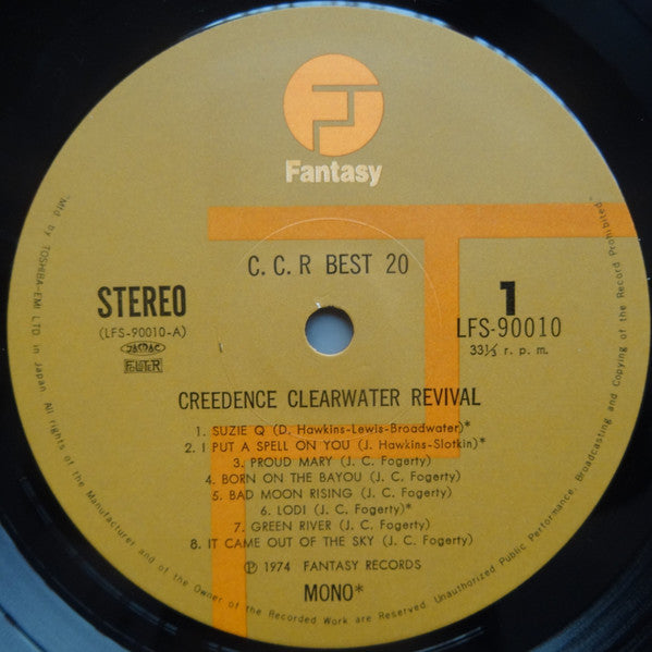 Creedence Clearwater Revival - C.C.R. Best 20 (LP, Comp)