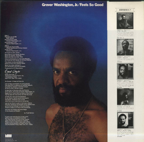 Grover Washington, Jr. - Feels So Good (LP, Album)