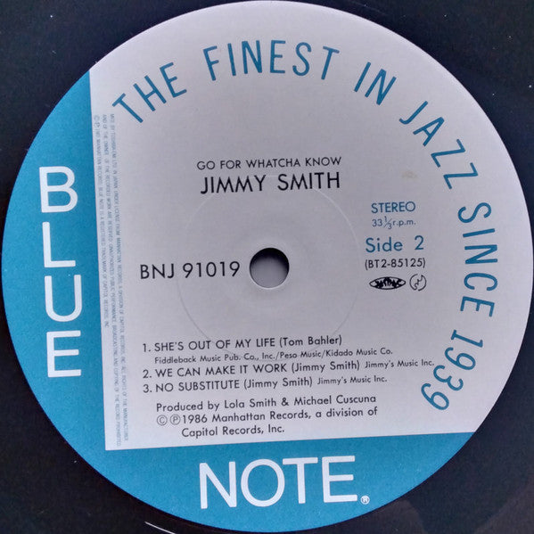 Jimmy Smith - Go For Whatcha Know (LP)