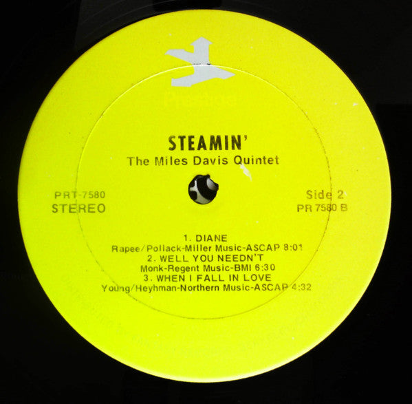The Miles Davis Quintet - Steamin' (LP, Album, RE, RM)