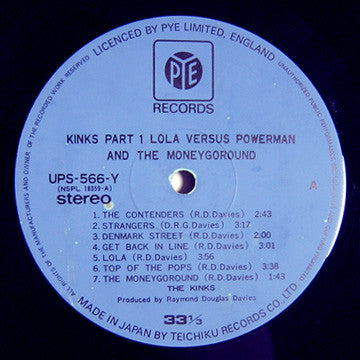 The Kinks - Lola Versus Powerman And The Moneygoround, Part One(LP,...