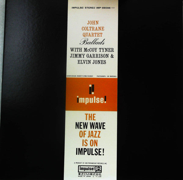 John Coltrane Quartet* - Ballads (LP, Album, RE, Gat)