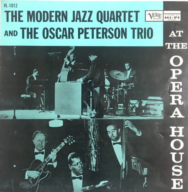 The Modern Jazz Quartet - At The Opera House(LP, Album, Mono)