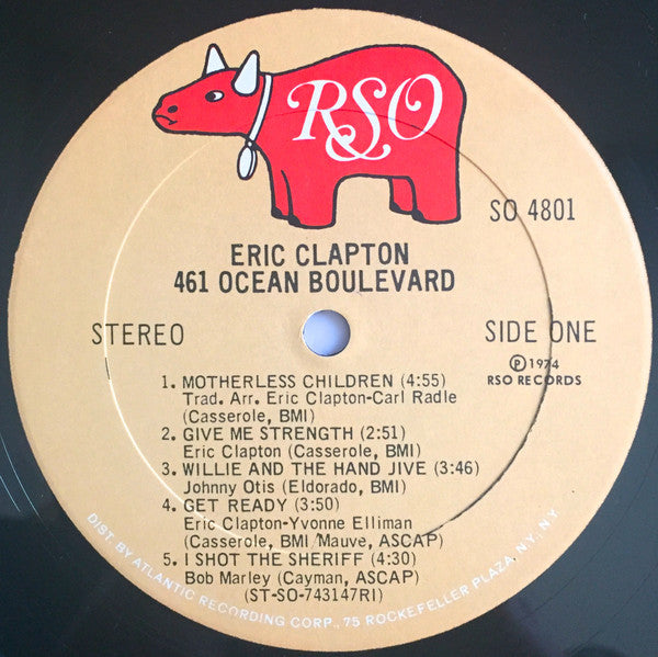 Eric Clapton - 461 Ocean Boulevard (LP, Album, PRC)