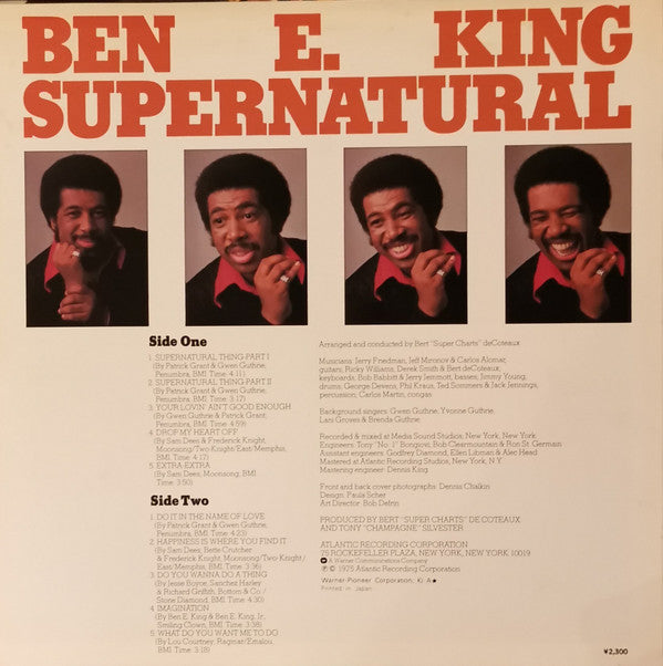 Ben E. King - Supernatural (LP, Album)