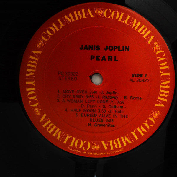 Janis Joplin - Pearl (LP, Album, RE)
