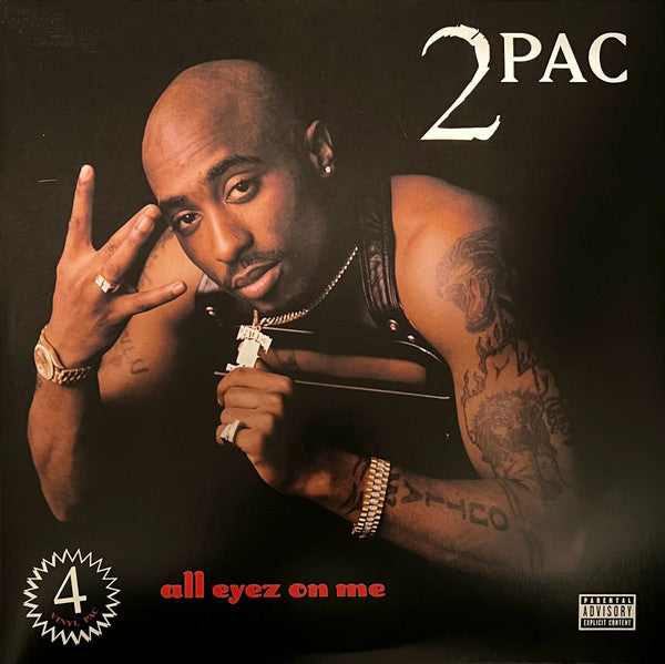 2Pac - All Eyez On Me (4xLP, Album, RE, Gat)