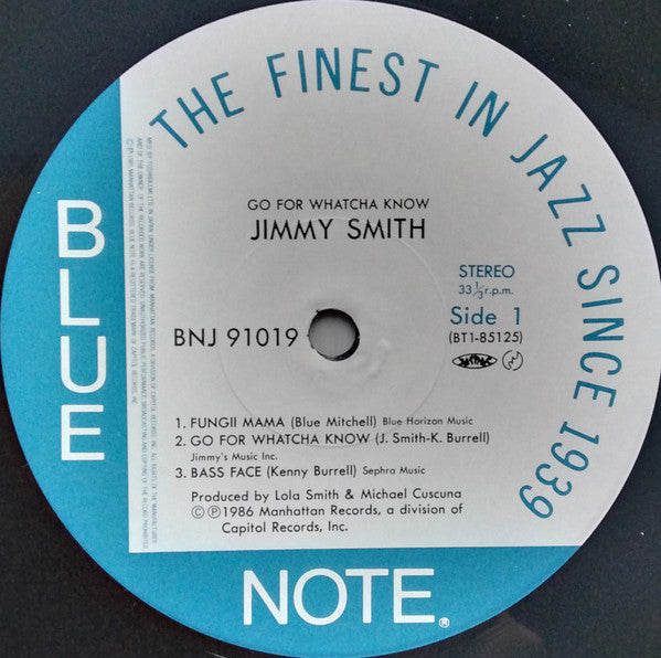 Jimmy Smith - Go For Whatcha Know (LP)