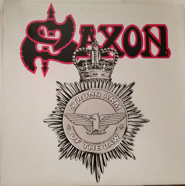Saxon - Strong Arm Of The Law (LP, Album, Promo)