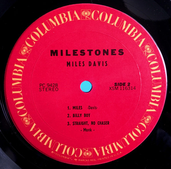 Miles Davis - Milestones (LP, Album, RE, Pit)