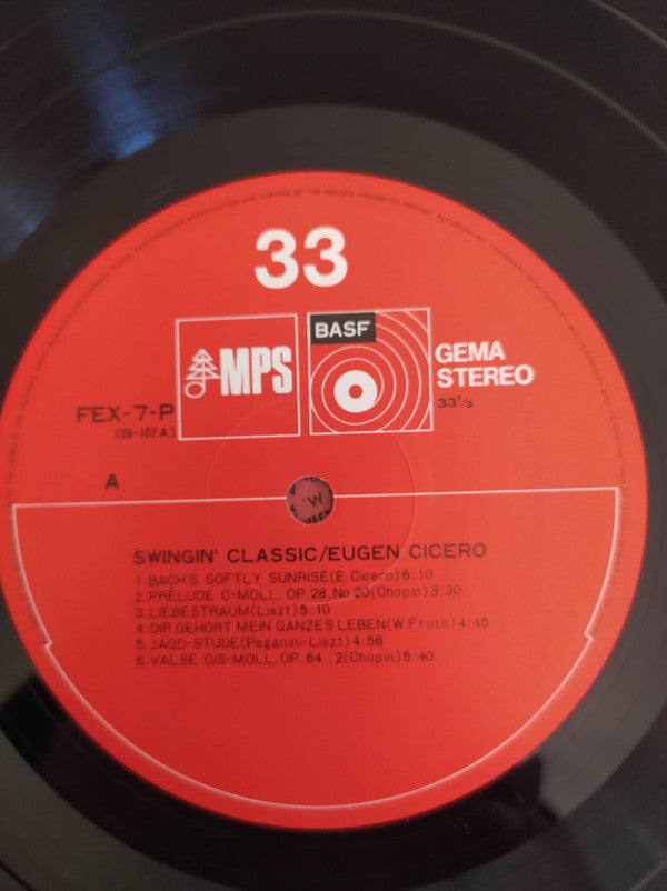 Eugen Cicero - Swingin' Classic (LP, Comp)