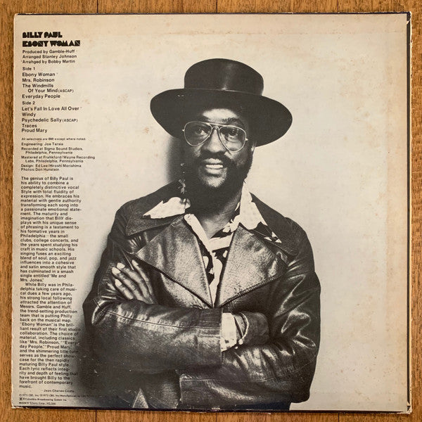 Billy Paul - Ebony Woman (LP, Album)