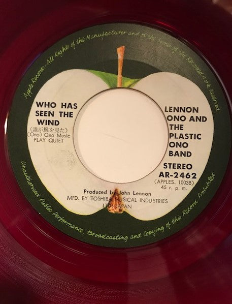John Lennon And The Plastic Ono Band - Instant Karma (7"", Red)