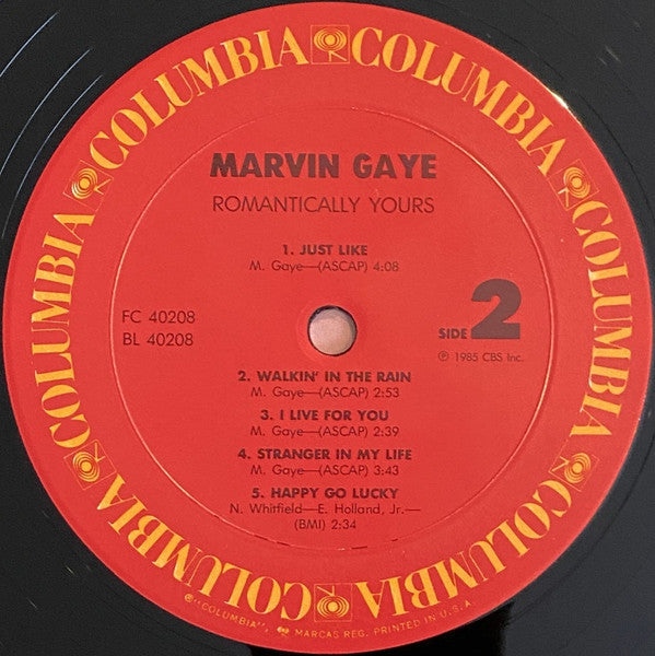 Marvin Gaye - Romantically Yours (LP, Comp, Pit)
