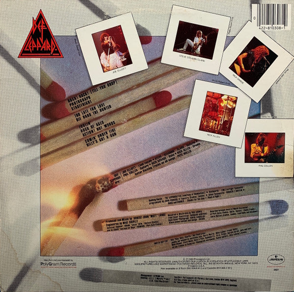 Def Leppard - Pyromania (LP, Album, M/Print)