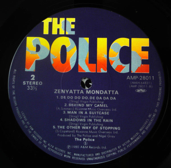 The Police - Zenyatta Mondatta (LP, Album)