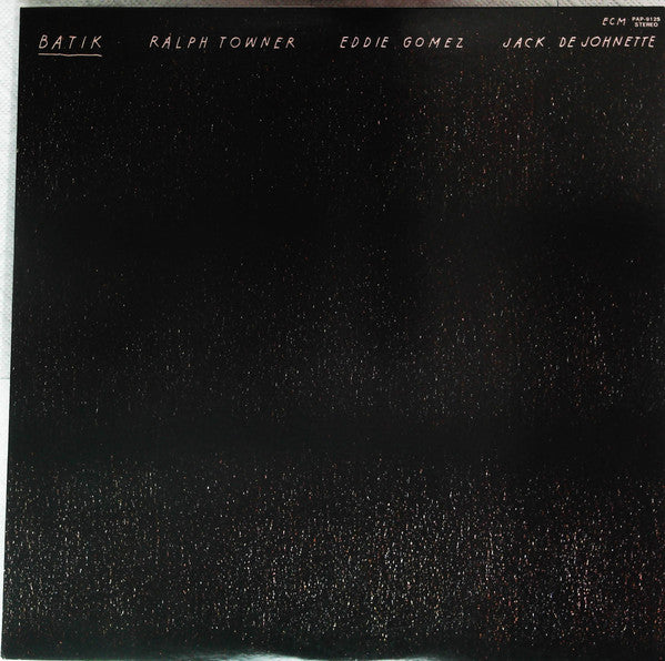 Ralph Towner, Eddie Gomez, Jack DeJohnette - Batik (LP, Album)