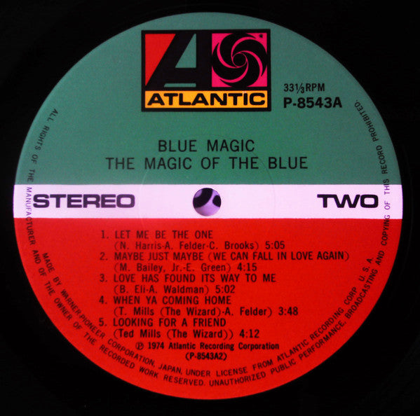 Blue Magic - The Magic Of The Blue (LP, Album)