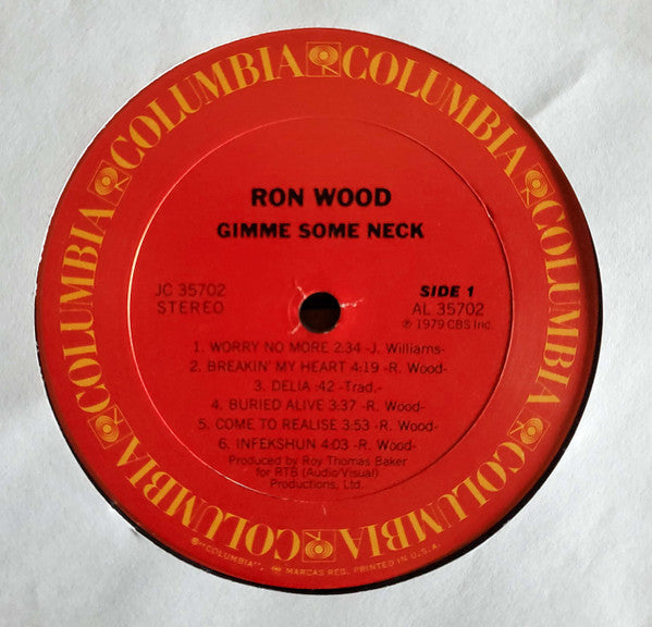 Ron Wood - Gimme Some Neck (LP, Album, San)