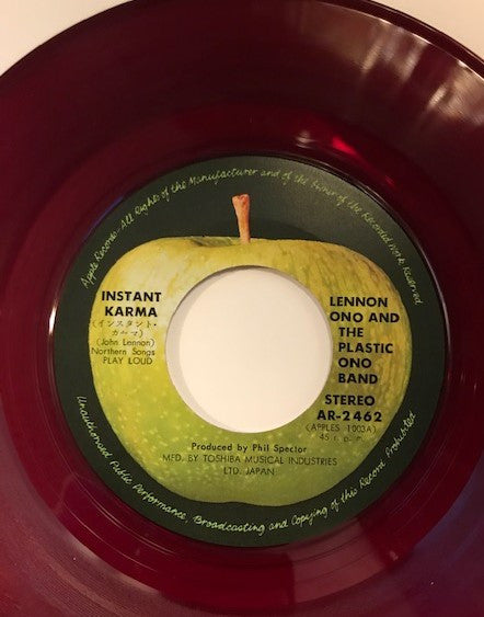 John Lennon And The Plastic Ono Band - Instant Karma (7"", Red)