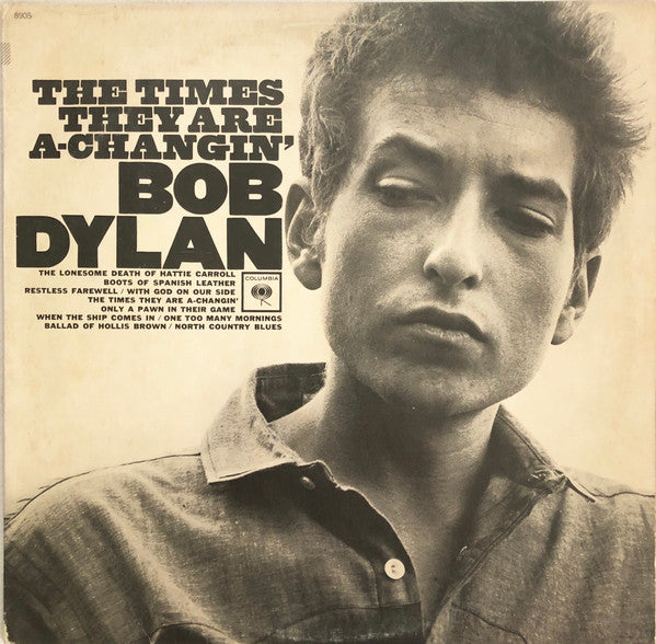 Bob Dylan - The Times They Are A-Changin' (LP, Album, RP, Pit)