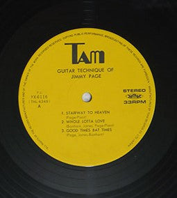 小林克己* - Guitar Technique Of Jimmy Page (LP, Album)