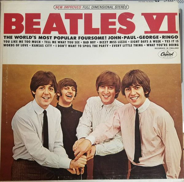 The Beatles - Beatles VI (LP, Album, RE, L.A)