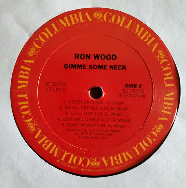 Ron Wood - Gimme Some Neck (LP, Album, San)