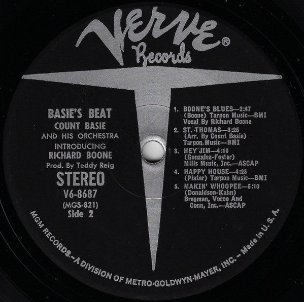 Count Basie And His Orchestra* - Basie's Beat (LP, Album)