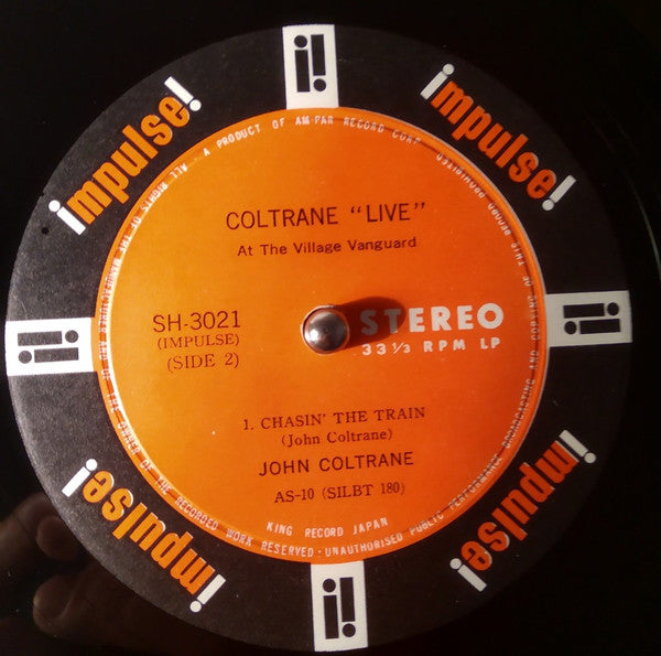 Coltrane* - ""Live"" At The Village Vanguard (LP, Album, RE)