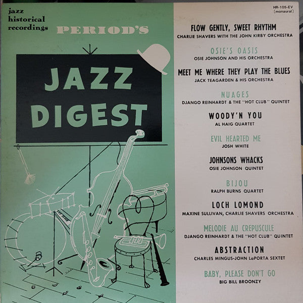 Various - Period's Jazz Digest vol. 1 (LP, Comp, Mono)