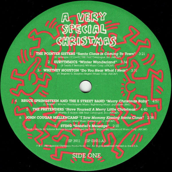 Various - A Very Special Christmas (LP, Comp, Gol)