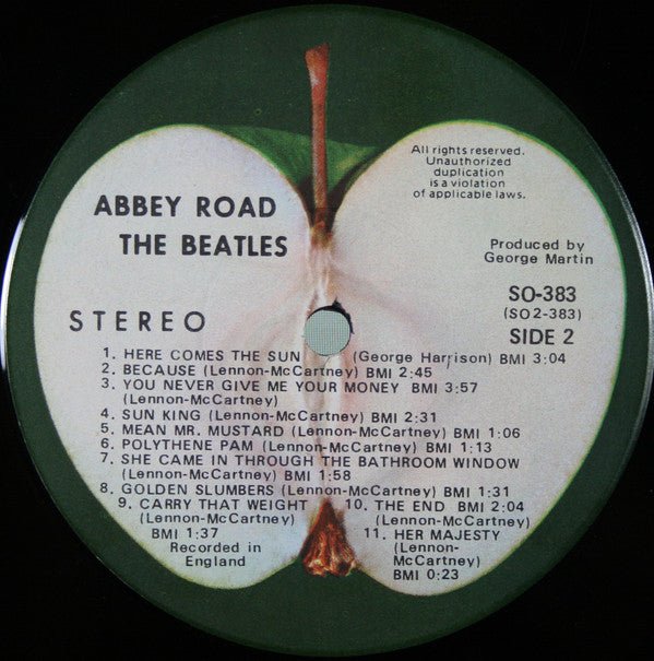 The Beatles - Abbey Road (LP, Album, RP, Los)