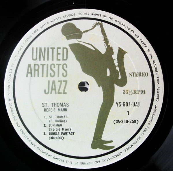 Herbie Mann - St. Thomas (LP, Album, RE)