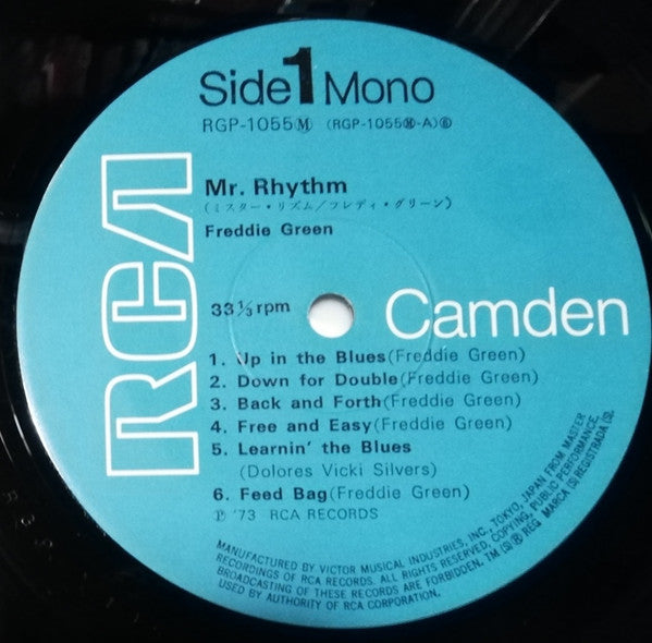 Freddie Green - Mr. Rhythm (LP, Album, Mono, RE)