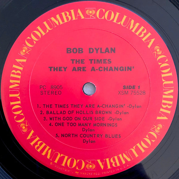 Bob Dylan - The Times They Are A-Changin' (LP, Album, RP, Pit)