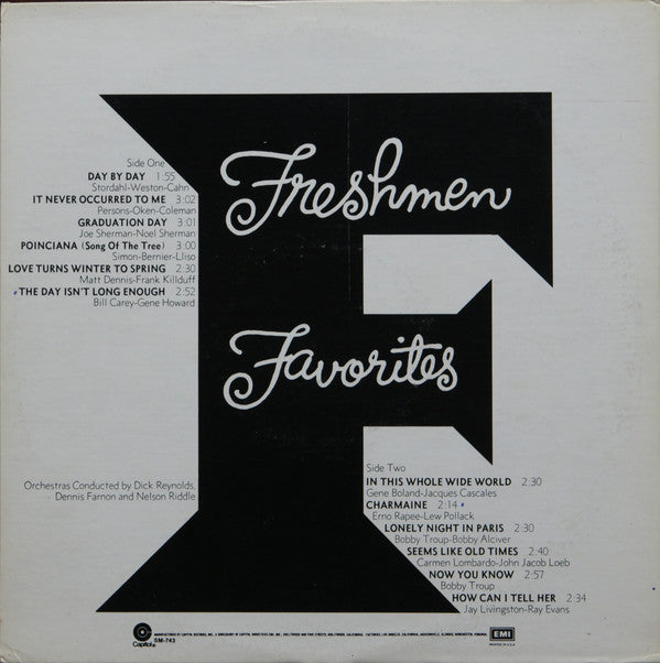 The Four Freshmen - Freshmen Favorites (LP, Album, RE, Yel)