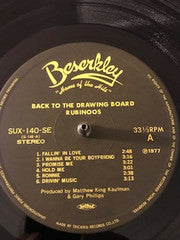 The Rubinoos - Back To The Drawing Board (LP, Album)