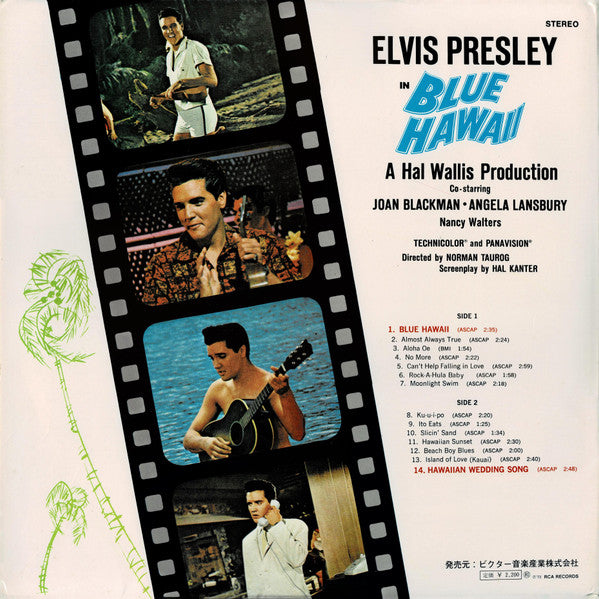 Elvis Presley - Blue Hawaii (LP, Album, RE, Gat)