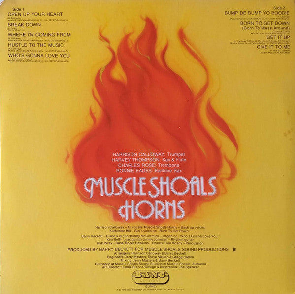 Muscle Shoals Horns - Born To Get Down (LP, Album)