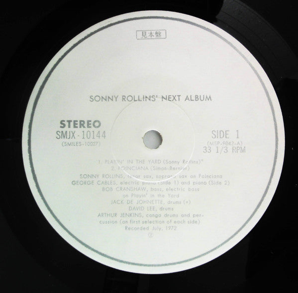 Sonny Rollins - Next Album (LP, Album, Promo)