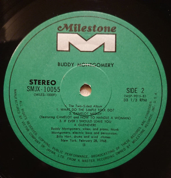 Buddy Montgomery - The Two-Sided Album (LP, Album)
