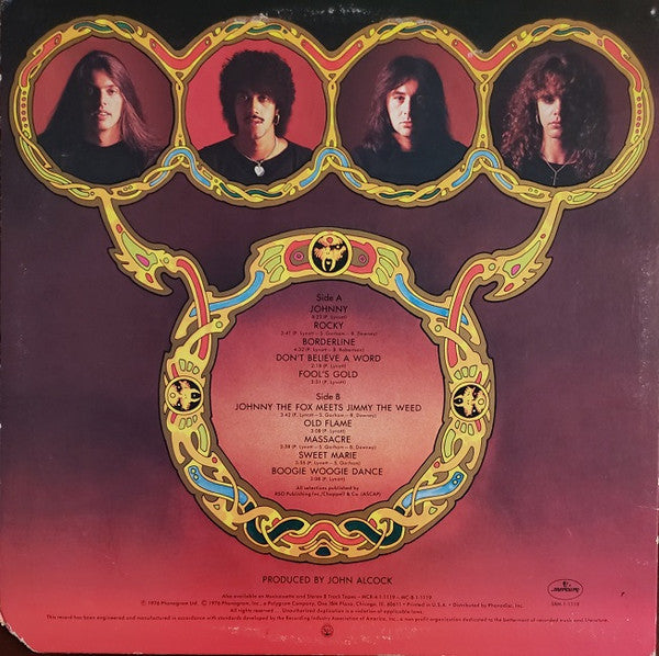 Thin Lizzy - Johnny The Fox (LP, Album, Pit)