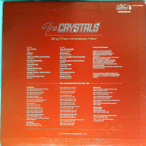 The Crystals - The Crystals Sing Their Greatest Hits(LP, Comp, Mono...