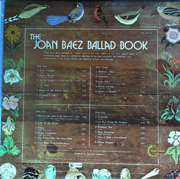 Joan Baez - The Joan Baez Ballad Book (2xLP, Comp)