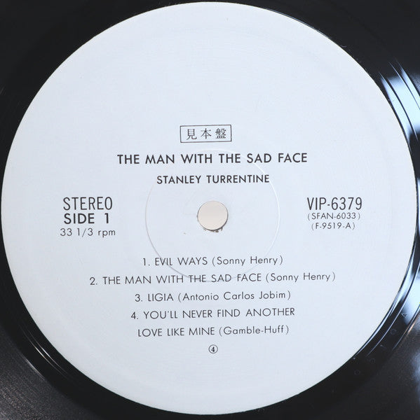 Stanley Turrentine - The Man With The Sad Face (LP, Album, Promo)