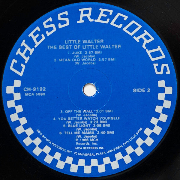 Little Walter - The Best Of Little Walter (LP, Album, Comp, RE, Glo)